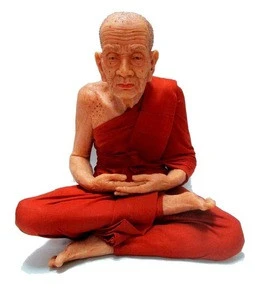 lifelike buddhist monk resin statue