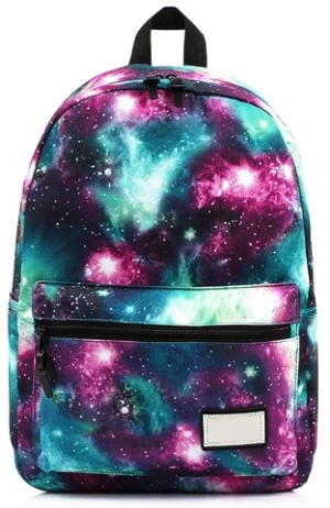 Lightweight Cute Galaxy Backpack For School With Laptop Compartment