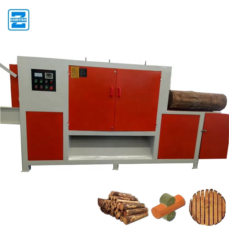 Log sawmill automatic multi rip saw line for making lumber plank