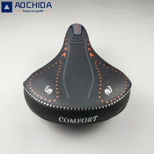 Logo can be customized soft and good quality bicycle saddle
