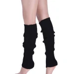 Long Leg Warmer Women Men Party Ribbed Knit Dance Sports