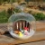 Import Longyu glass flowerpot succulent glass bottle vase creative hanging flask micro lands glass vase from China