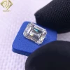 loose DEF white emerald cut moissanite diamond