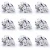 Import Loose Pear Cut 12x8mm Colorless moissanite Diamond on Sale from India