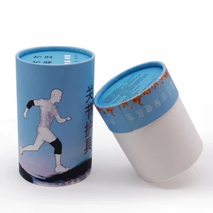 Luxury Custom Tshirt Gift Craft Paper Tube Boxes Round Cylinder Cardboard Box Packaging