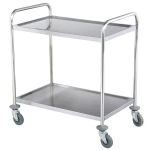 Luxury Drink Trolley Wheel Storage Rack Cart Trunk Trolley Hotel Restaurant Kitchen Food Serving Tea Hand Cart Trolleys