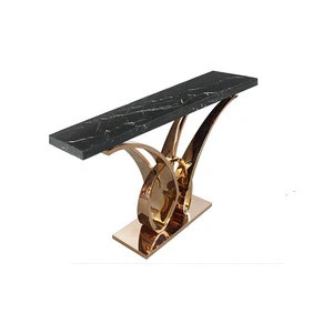 Luxury home furniture gold console table