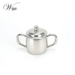 Luxury Hotel table top Sugar & Cream Set  250ml Sugar bowl  with handle
