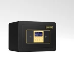 Luxury Metal Safe Strong Box Digital Deposit Fingerprint Cash Box Key Lock Safe Security Safe Box