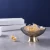 Import Luxury Modern Decoration Home Gold Plated Plate Fruit Compote Tray  Glass Fruit Bowl from China