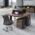 Import Luxury Office Desk Open Space Staff Work Station Space Saving Computer Desk Work Station Desk 1 Seater from China