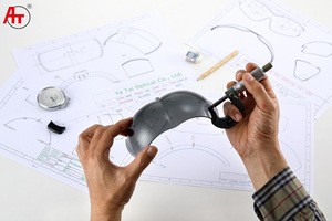 Made in Taiwan polycarbonate goggle lenses