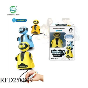 Magic Follow Any Drawn Line Pen Inductive Toy Robot Model Kids
