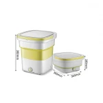 magic mini folding washing machine portable automatic clothes washing bucket