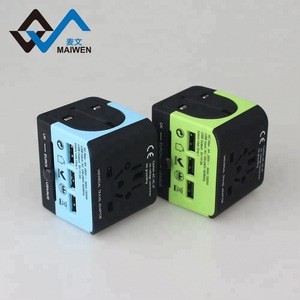 Maiwennew arrived 3usb ports fast charging compact travel adaptor for traveler
