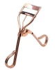 makeup tool Rose gold plastic handle eyelash curler with silicon pads