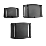 Manufacturer 20~38mm Plastic Flat Press Buckle Square Belt Press Open Buckle Box Accessories Direct Supply