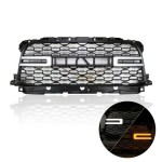 Manufacturer factory high quality ABS Black Chromed mesh car Front grille grill For Dodge Ram 25002020 with LED lights