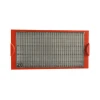 Manufacturer supply high quality stainless steel wedge wire profile screen sieve plate mesh panel with PU frame