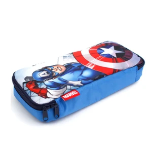 [MARVEL] Captian America Action Pencil Case For Boy, Girl, Children, Kids, Adult, Catoon bags, school bags