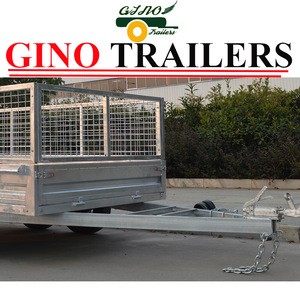 matched 600/900mm cage with heavy duty 10 ton farm trailer for sale
