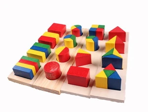 Math Game 14 Pieces Teaching Toy Preschool Wooden Educational Toys