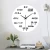 Import Mathematical formula circular decorative acrylic wall clock Modern decorative digital clock from China