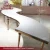 Import MDF top dining room furniture half moon restaurant tables and chairs from China