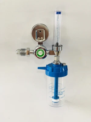 Medical Oxygen Flow Meter With Humidifier and DISS Connector