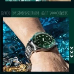 mens water-proof stainless steel watch montre ensemble montres-homm de luxe