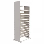 Metal storage floor standing lipstick nail polish display rack