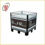 metal supermarket rack box shelf for hot sale promotion accessories storage rack