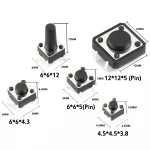 Micro Push Button Tact Switch Reset Mini Leaf Switch SMD DIP Push Button