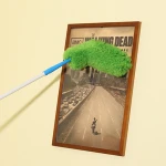 Microfiber Extendable Telescopic Battery Electric Spray Cleaning Duster Good  Microfiber Hand Duster For Cleaning Car