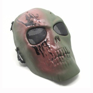 Military tactical steel mesh full face scary ghost mask for party, halloween or outdoor war game