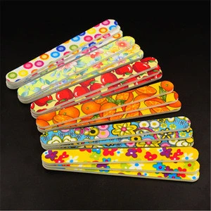 Mini Nail Files Double Sided Beauty Care Nail Buffering Files Professional Manicure Tools 5 colors nail file tool