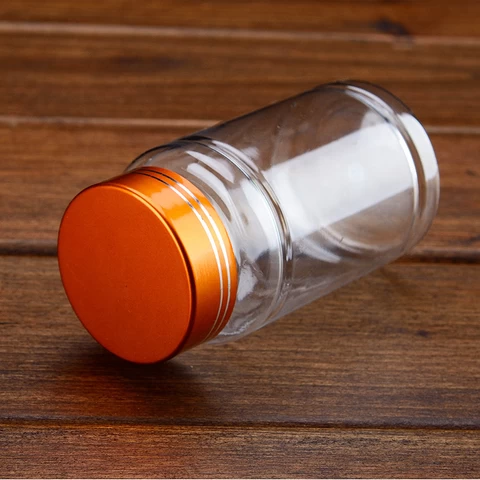 100ml round pet transparent bottle, capsule pill medicine empty plastic PET bottle with plastic cover