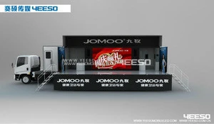 mobile stage vehicle, Mobile Stage Trailer, hydraulic stage