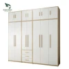 Modern Almirah Home Wooden storage Clothes Closet Cabinet Amoires Wardrobe