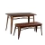Import modern furniture japanese dining set 6 chairs and metal dinning table from China