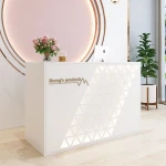 Modern Nordic clothing store cashier beauty salon commercial simple counter