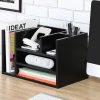 Modern Office  Desk Organizer Wood Workspace Organizers with 6 Compartments