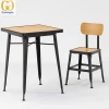 Modern Restaurant Tables and Chairs Square Coffee Dining Table Sets