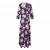 Import Mom and Daughter Floral printed Casual Matching Family Fall Clothes Maxi Long Dress Outfits Mother Daughter Matching Dress from China