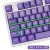 Import Monster family  Keycaps Purple Cute Cherry Profile Keycap 139/151 keys for Mechanical Keyboard with novelty keys from China