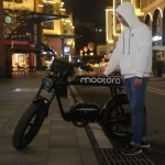 Mootoro C1 48v 13Ah Beach Cruiser Electric Hybrid Bike Bicycle 500w Super Fat Tire 73 Electric City Dirt Ebike