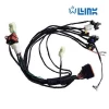Motorcycle wire harness and cable assembly