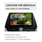 Moving Line parking occupancy sensor  car camera rear parking sensor