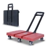multifunctional foldable wagon loading warehouse hand carts &amp; folding cargo storage platform transport trolleys