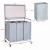 Import Multifunctional Laundry Cart With 3 Lift off Bags Laundry Sorter with Foldable Ironing Board from China